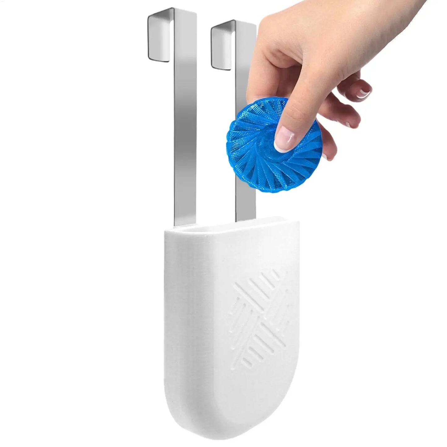 Toilet Tank Cleaning Tablet Holder Toilet Bowl Tablet Hanging Organizer Bleach Tablet Bracket For Universal Toilet Cleaner Caddy