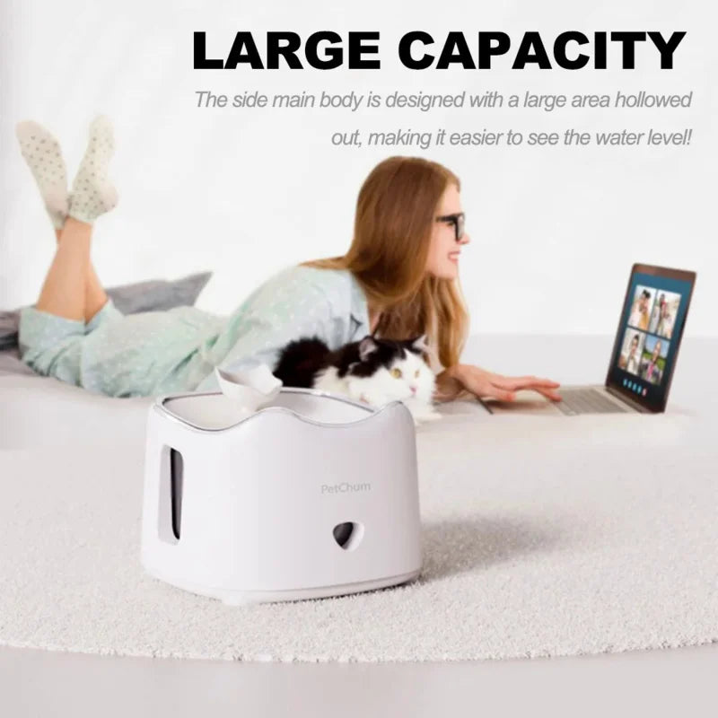 Automatic Cat Water Fountain 1.5L Pet Water Drinker Mute Water Dispenser Dog Watering For Dog Puppy Kitten Pussy Cat Accessories