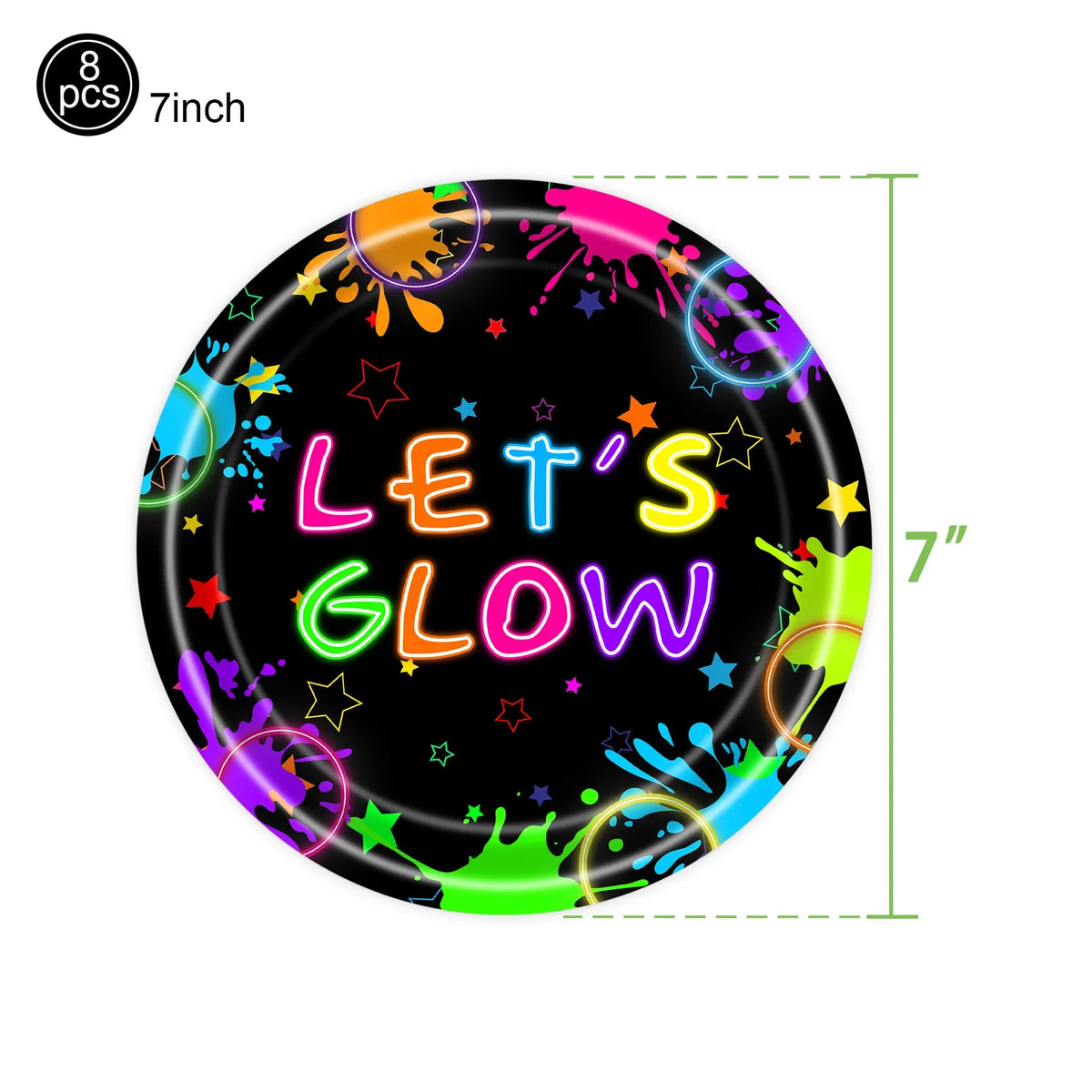 6 12 24 30 Pcs Neon Party Supplies Neon Formal Hats Glow In The UV Light Party Fluorescent Hat UV Light Party Decorations Adults