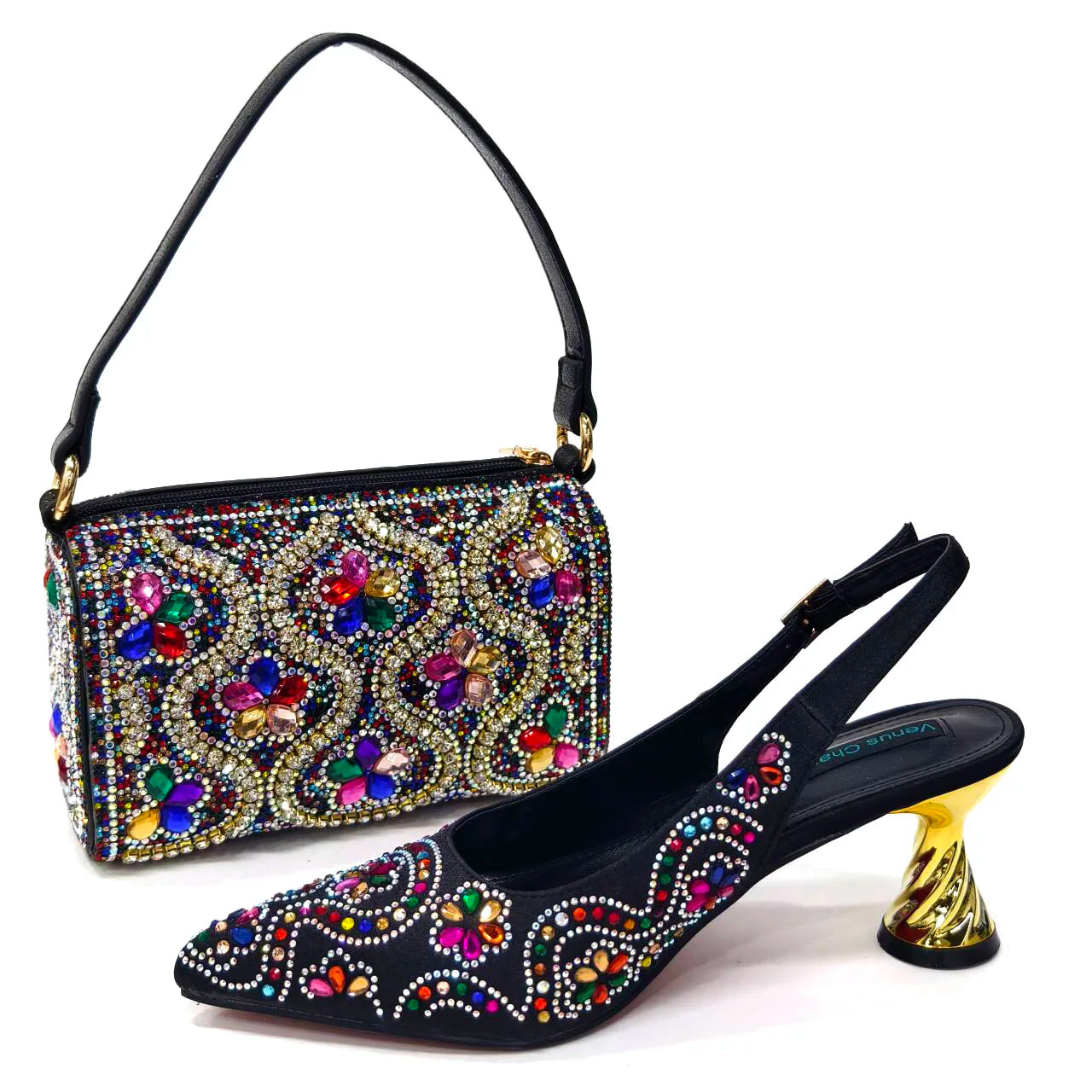 Conjuntos de Zapatos y Bolsos Italianos HDS1-2