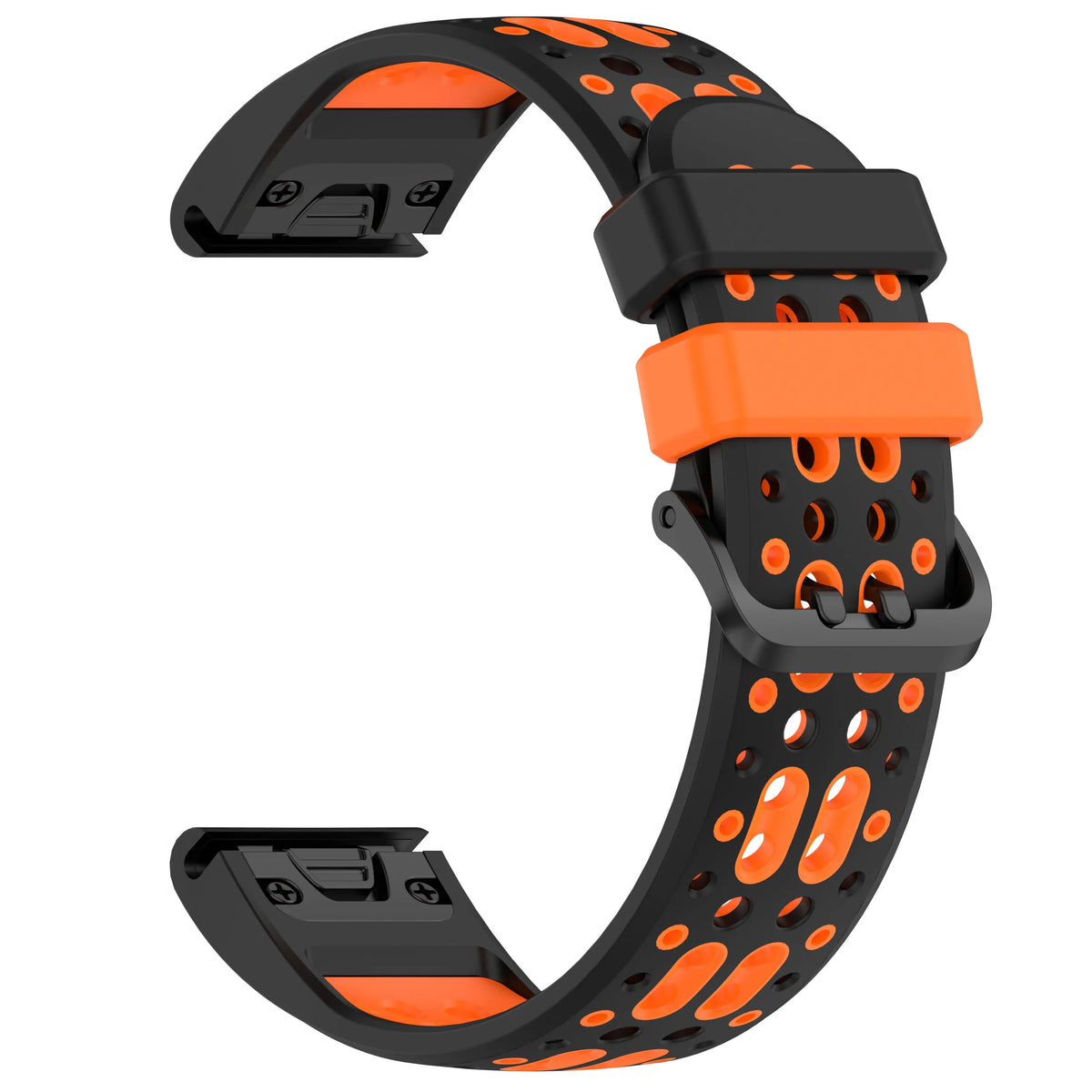 Garmin QuickFit 22/26mm Flexible Two-Tone Vented Silicone Band