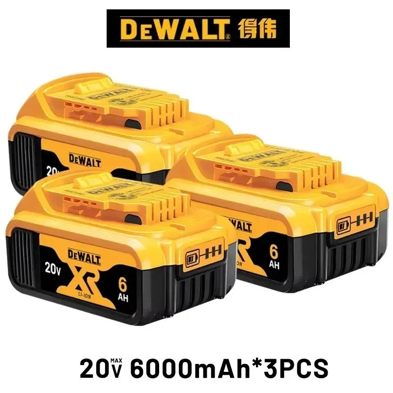 100% Original Dewalt 20V 6000mah Power Tool Battery Dcb206 Dcb205