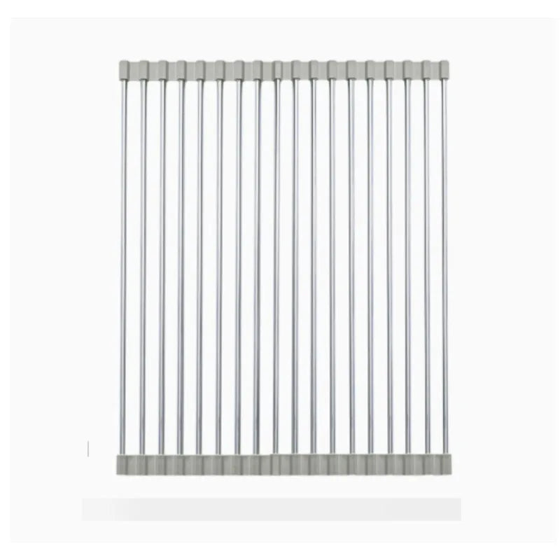 Expandable Stainless Steel Dish Drying Rack for Kitchen Counter