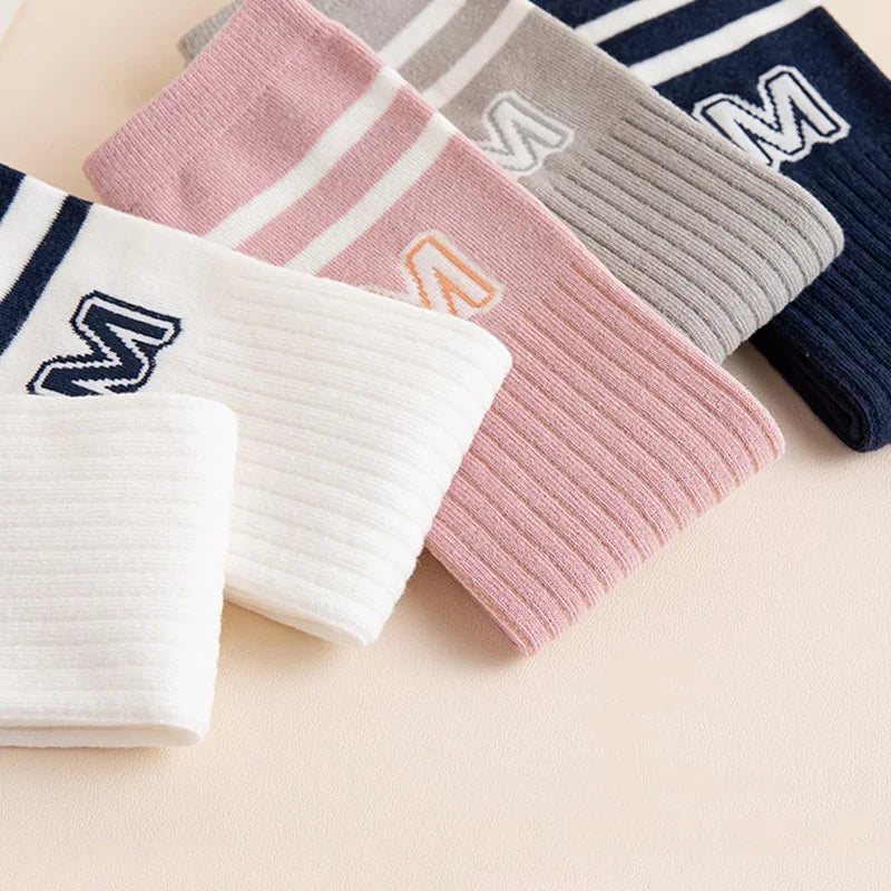 Kids' Letter Knee High Socks