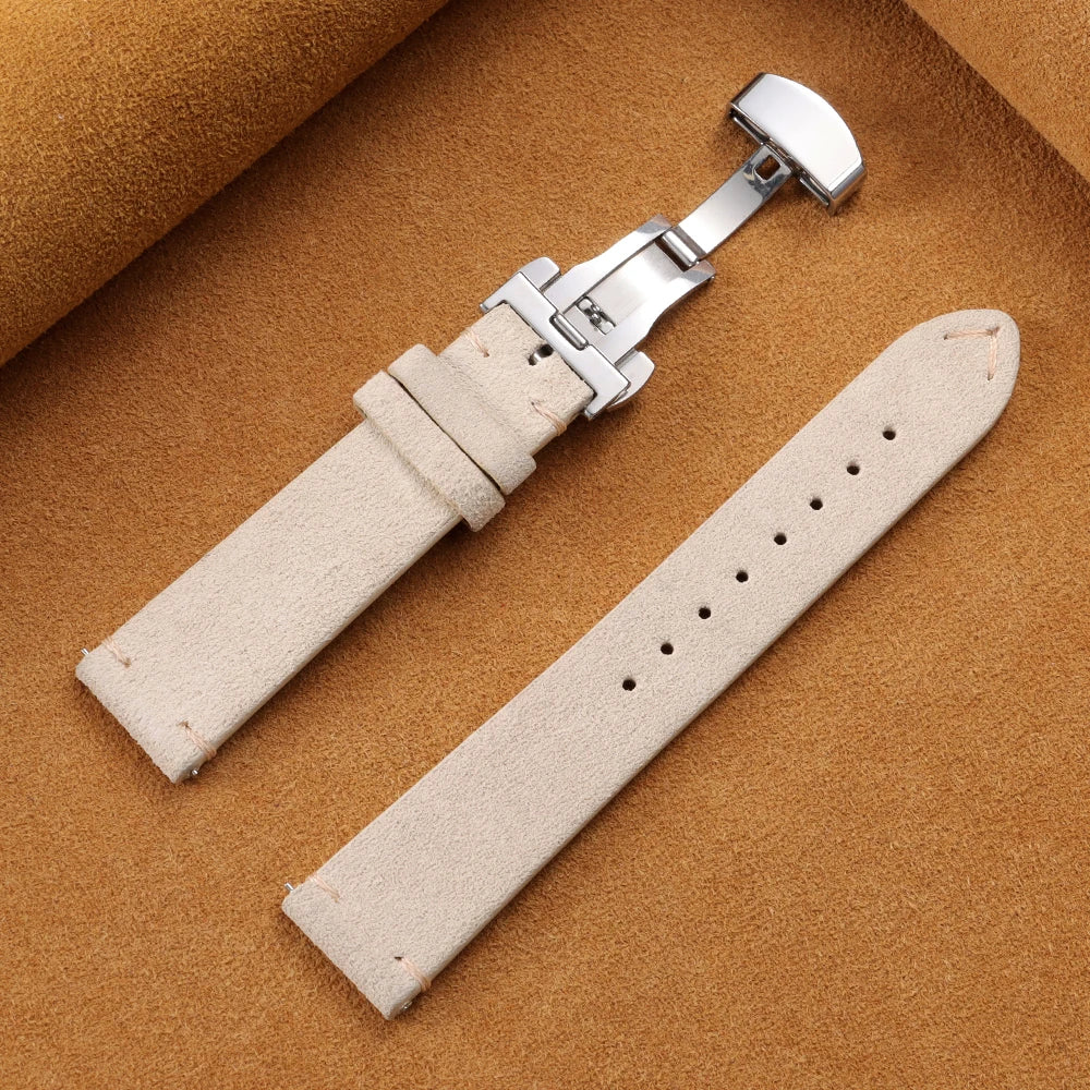 Suunto Race, Vertical & 9 Peak Vintage Suede Band with Butterfly Clasp