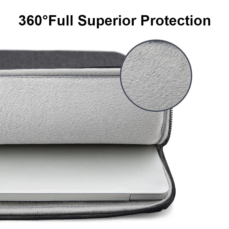 Portable Laptop Sleeve Bag Case Soft Cover 11 12 13 14 15 15.6 Inch for Macbook Huawei Xiaomi HP Dell Lenovo Laptop Handbag
