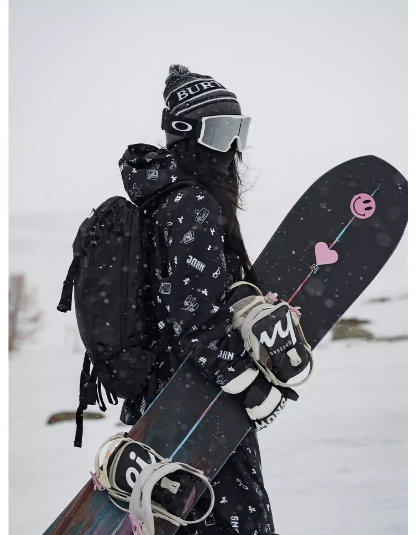JOHN SNOW Ski Suit Set Windproof Waterproof Warm Women's Skiing Pants