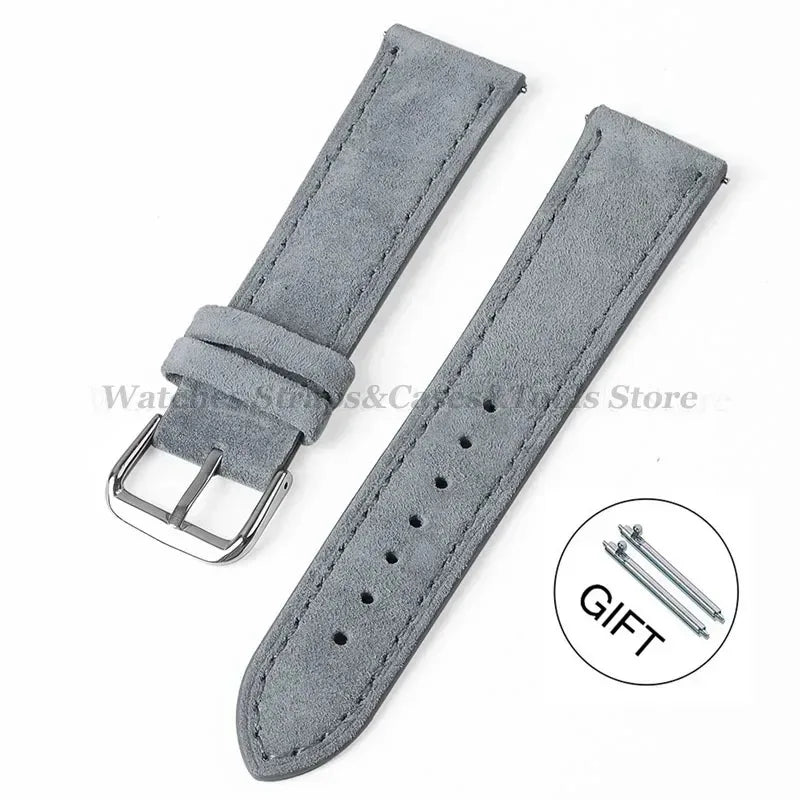 COROS PACE & APEX Suede Leather Band with Tonal Stitching