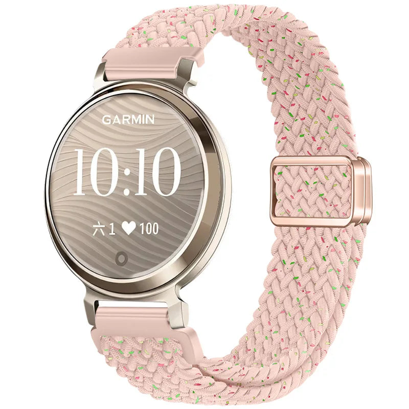 Garmin Lily 2 & 2 Active 14mm Braided Nylon Magnetic Band