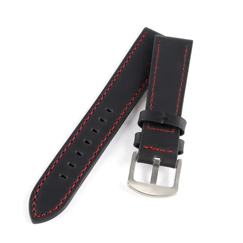 Suunto Race, Vertical & 9 Peak Leather Band with Stitching Options