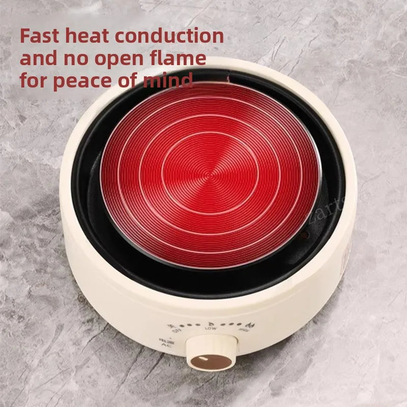 Electric Cookware Heating Base 500W Electric Heater Coffee Stove Home Manual Adjustable temperature Cooking Heater