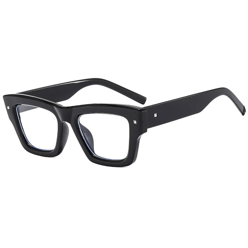 New Irregular Square Sunglasses Men Retro Trending Rivets Luxury Eyewear Shades UV400 Women Blue Sun Glasses Brand Oculus