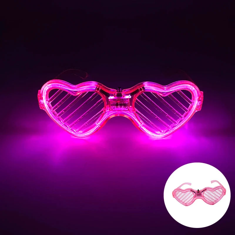 New Cool Wireless Glowing LED Light Up Glasses For Rave Festival Party Luminous Neon Mosaic Sunglasses Club Disco Eye Glasses