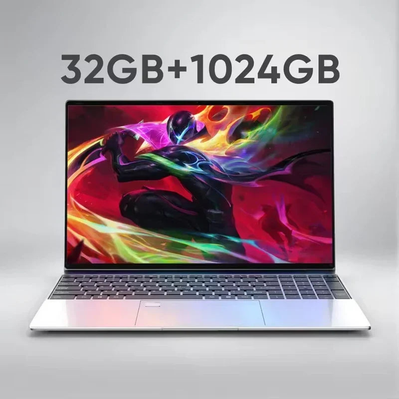 15.6" Full HD Large Screen Laptop Core I9-9880h High Performance 32GB