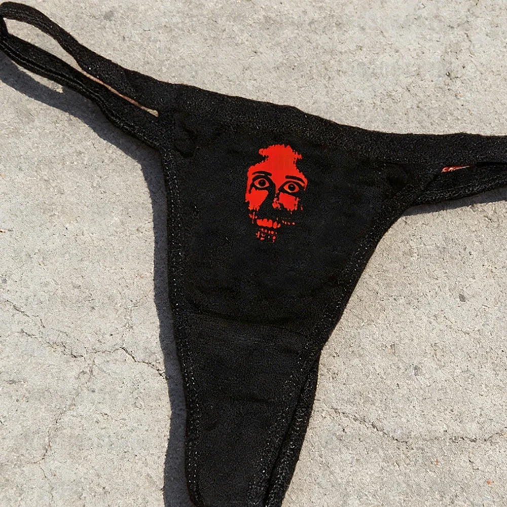 Aesthetics Y2k Women's Underwear Underwear Street Wear Pattern Printing Funny Grunge Sexy Underwear Punk Women's Underwear