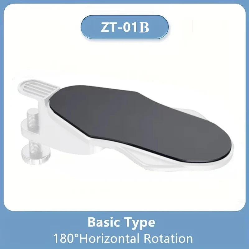 1pc Adjustable Ergonomic Arm Rest - Foldable Desk Extension with Rotating Wrist Pad for Home & Office Comfort Wrist Rest Support