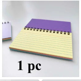 1 Pc Tearable Page Spiral Notebook A5 - Lined Journal Notepad for
