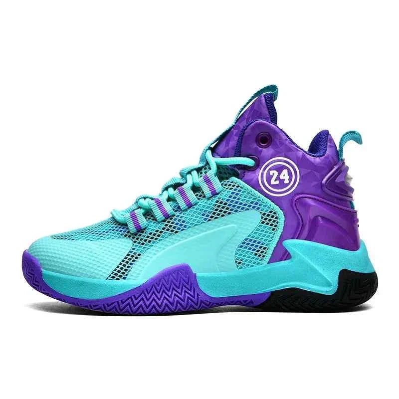 New Kids Basketball Shoes Boys Original Professional Men Field Breathable Gym Cushion Women Basketball Boots Tennis Sports Shoes
