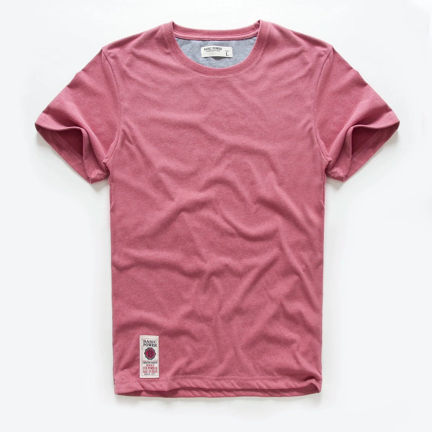 Men's T-shirt Men's clothing Causal Cotton Basic Tshirt Male streetwear Short sleeve tee Man Y2k Tops Oversized Graphic T-shirts