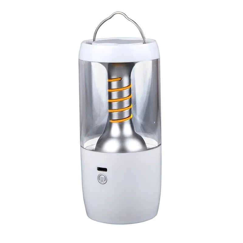 Camping Lantern with Tripod Dimmable Rechargeable LED Camping Tent Light Portable Small Camping Lamp Warm Light Tent Lantern