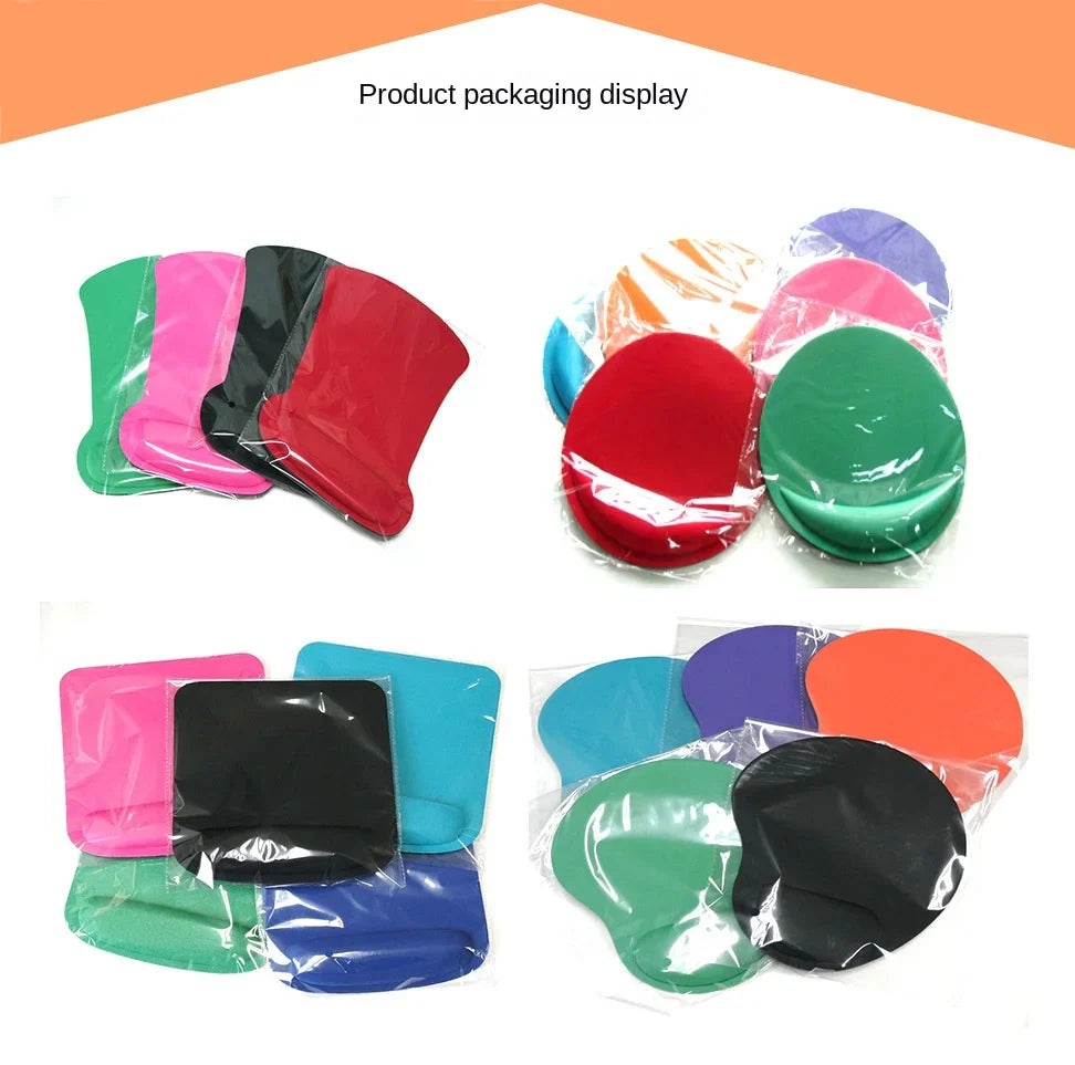 EVA Foam Wrist Mouse Pad Simple Solid Color Comfortable Thick Sponge Mouse Gaming Pc Keyboard Desk Mat 210X230MM