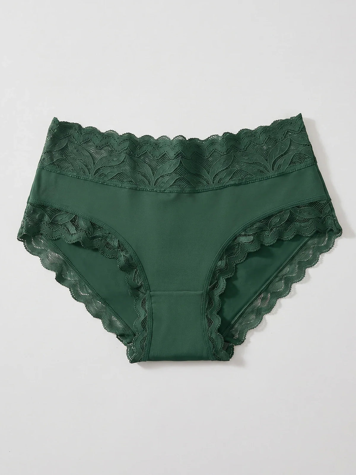 Premium 3-Piece Lace Panties Set – Breathable High-Waist Briefs for Women