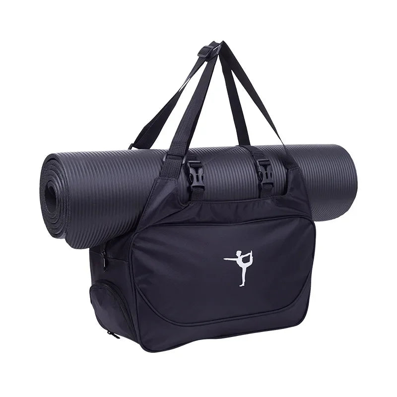 Waterproof Adjustable Gym Bag with Yoga Mat Carrier