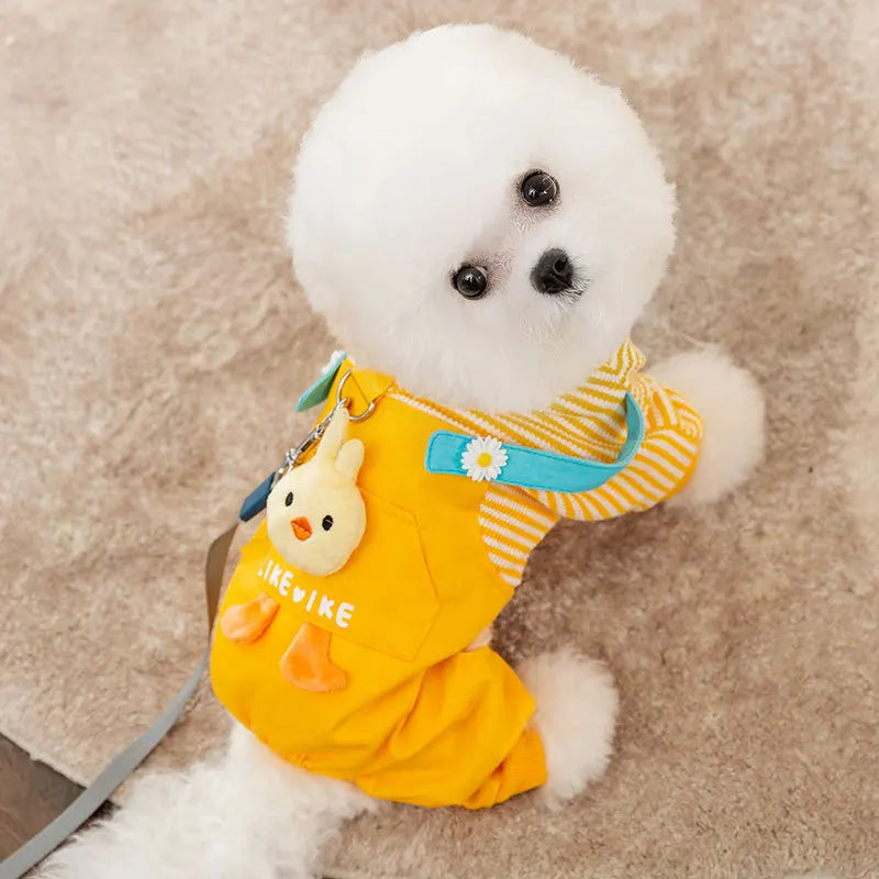 New Luxury Dog Clothes Puppy Costume Striped Jumpsuit Pet Clothes for Dog Sweatshirt Chihuahua French Bulldog Romper