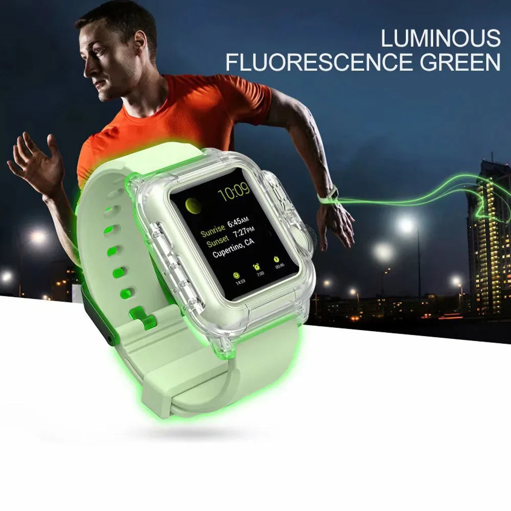 Apple Watch Silicone Strap - Waterproof Luminous Design