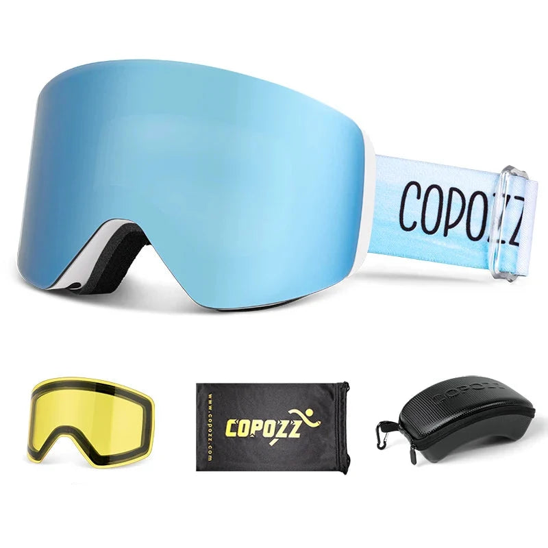 Magnetic Ski Goggles  Snowboard  Men & Women