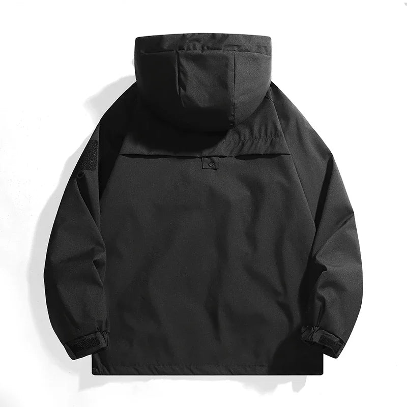 CHRLCK Unisex Outdoor Waterproof Jacket Windbreaker Coat Autumn Breathable Fishing Camping Windproof Jackets Men Women Clothing