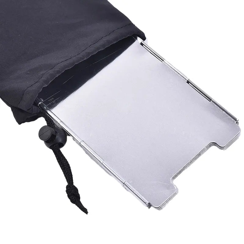 8 Plate Foldable Gas Stove Outdoor Camping Cooking Windbreak Camping Equipment Outdoor Camping Stove Foldable Windshield