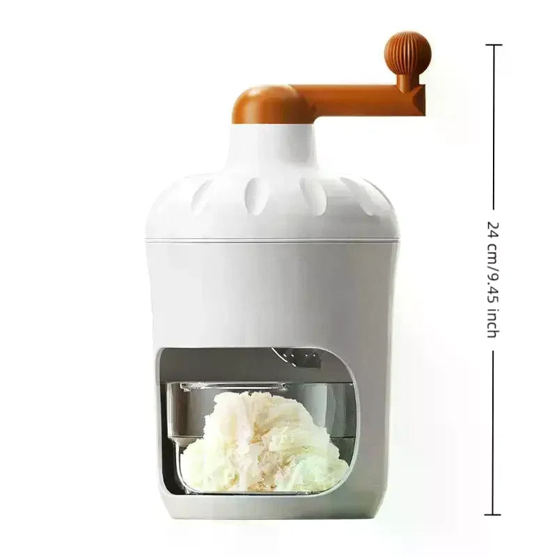 Shaved Ice Machine Small Manual Ice Crusher Home Hand-cranked Machine Making Smoothie Machine Practical Portable Ice Cream Tools