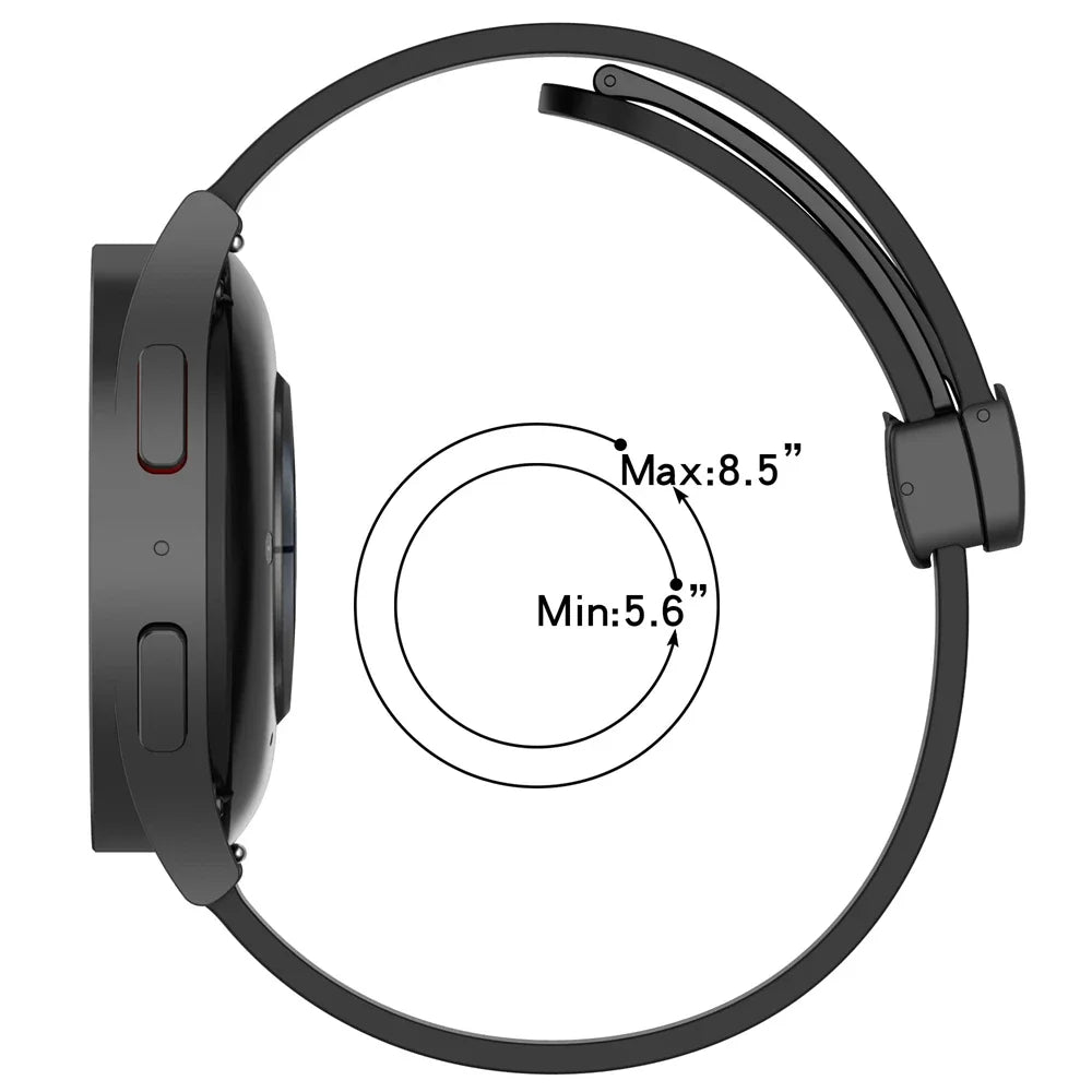Motorola Moto Watch Silicone Band with Magnetic Folding Clasp