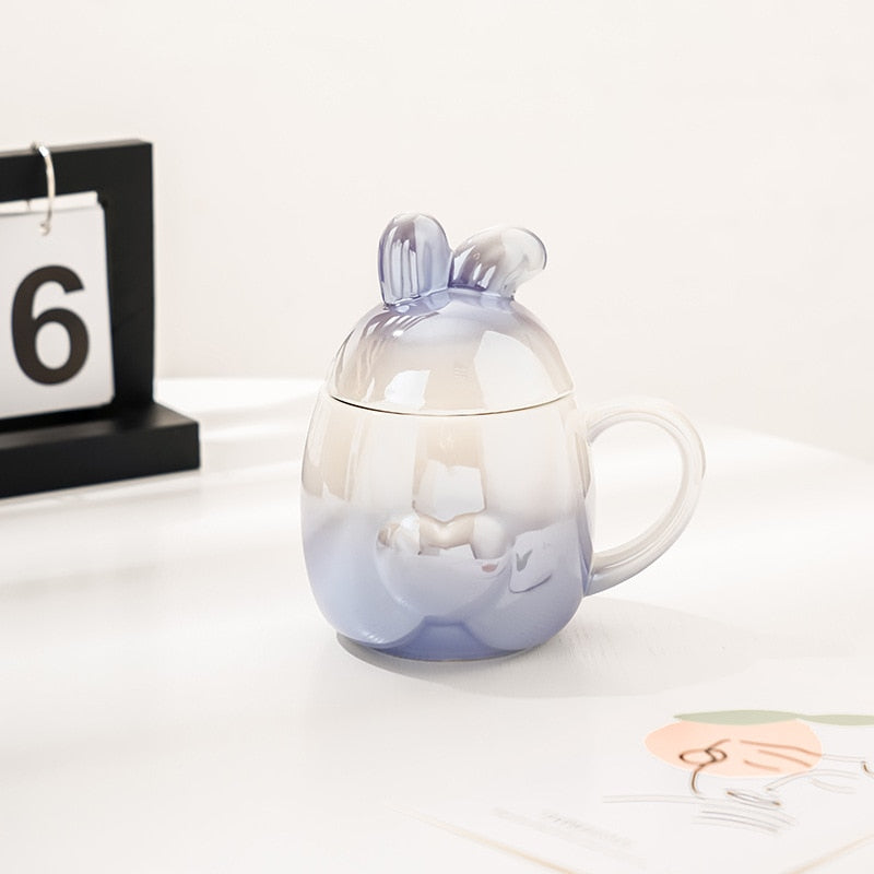 Taza de cerámica Conejito Brillante
