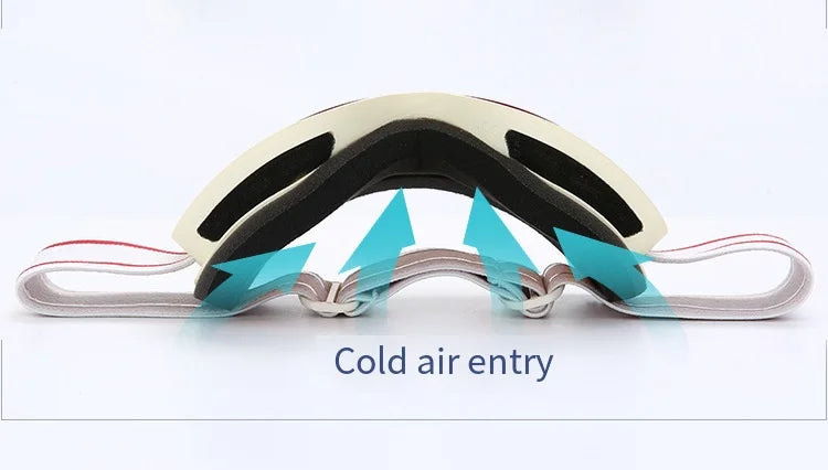 Gafas de esquí y snowboard para mujer y hombre, máscara de esquí con protección UV 400, antiniebla doble cilíndrica para nieve