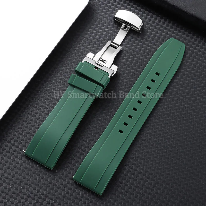 Amazfit Balance, GTR, GTS & Bip Silicone Band with Butterfly Clasp