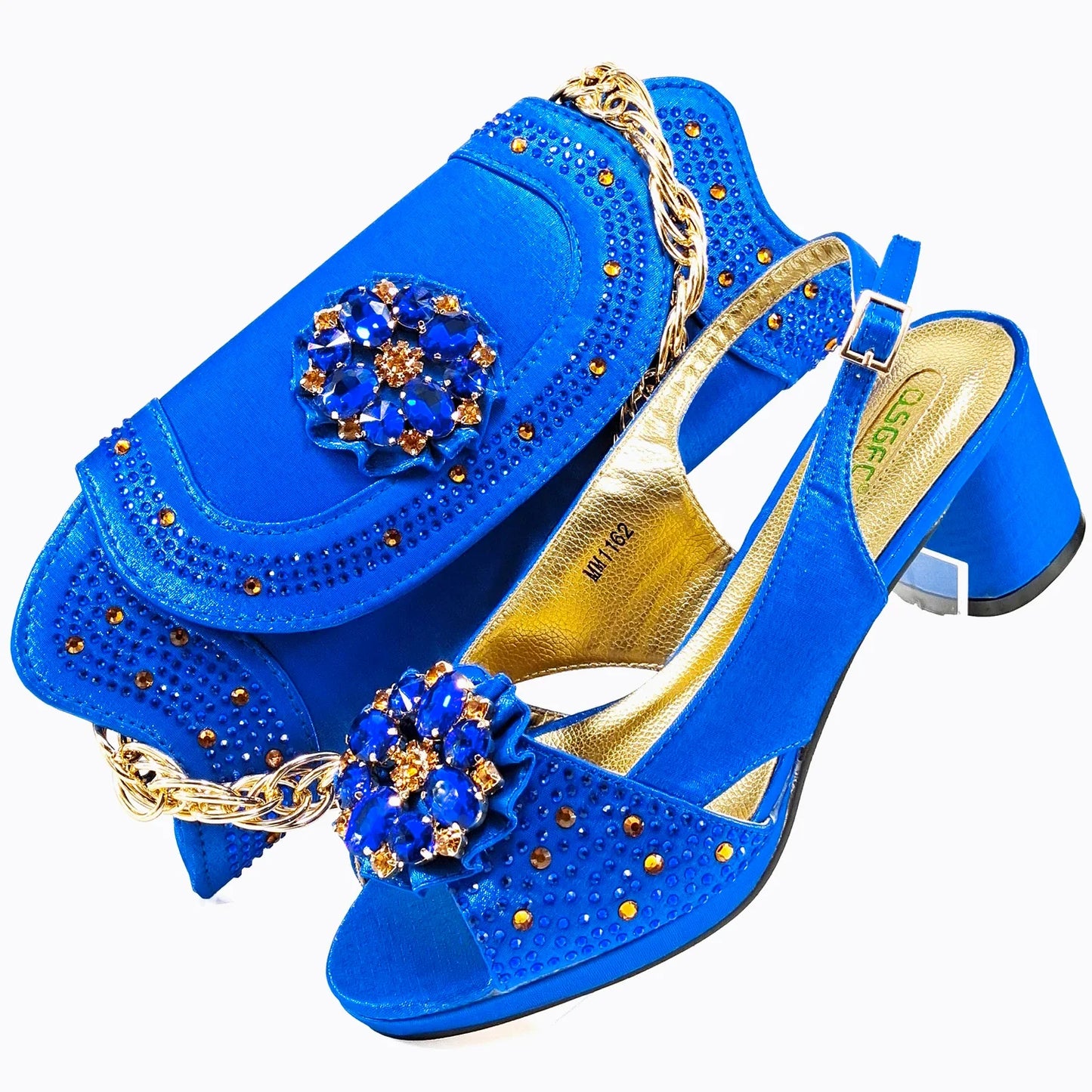 doershow  Italian Shoe and Bag Set New 2024 Women Shoes and Bag Set In Italy olive Italian Shoes with Matching Bag HMP1-16