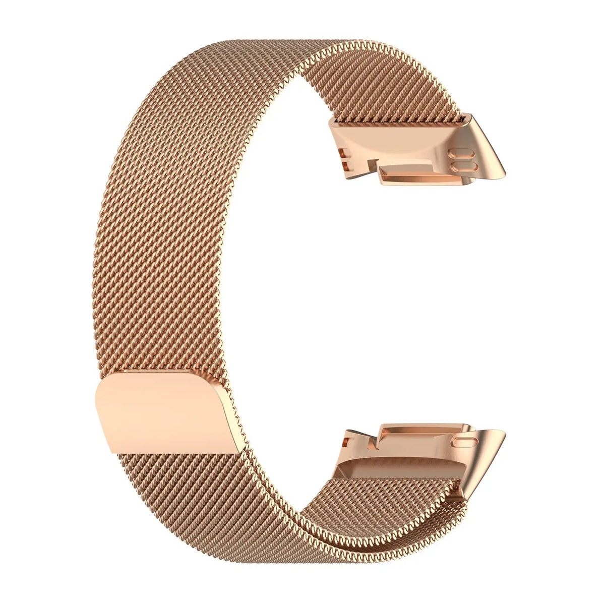 Fitbit Charge 5 & 6 Magnetic Milanese Mesh Band, Stainless Steel