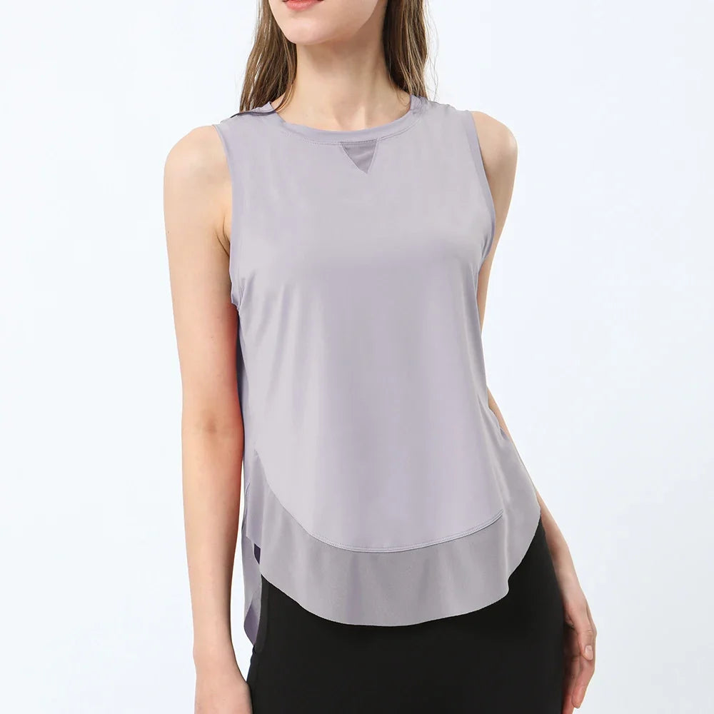 Summer Cool  Breathable Mesh Yoga Tank