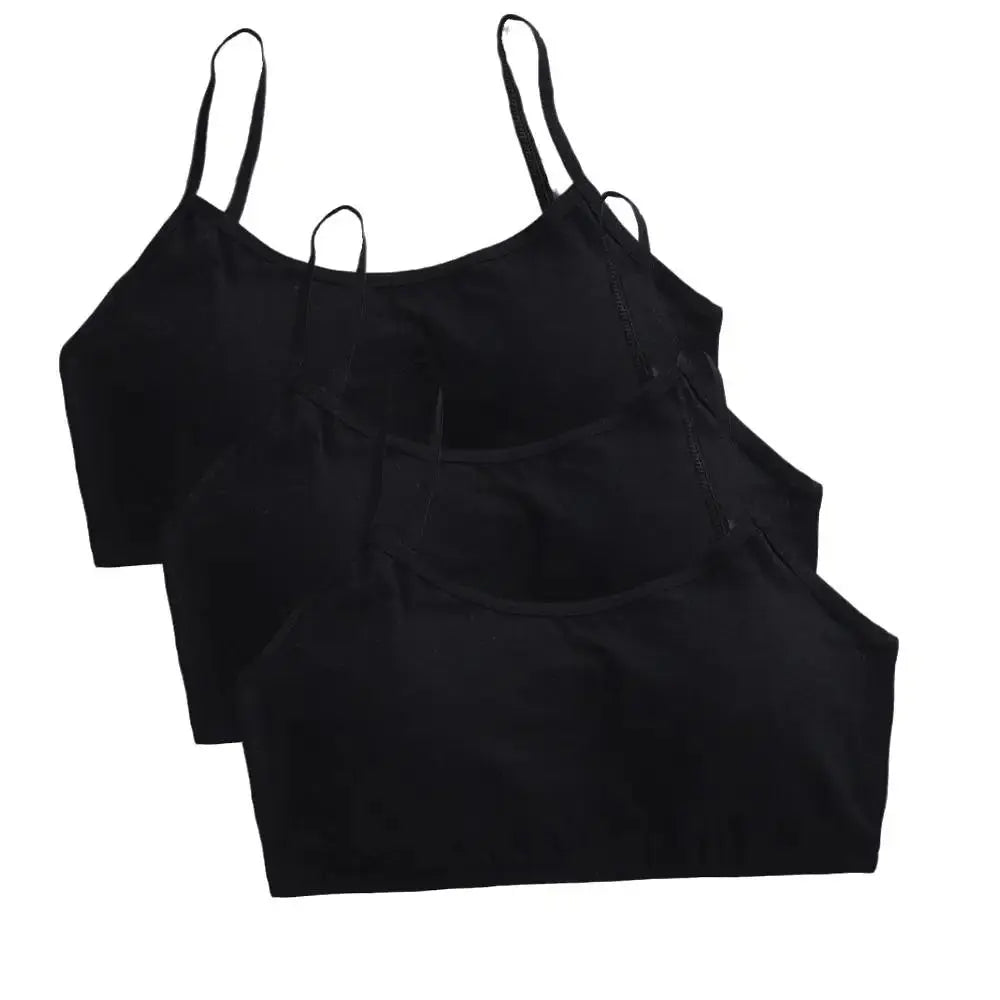 Girls Breathable Cotton Bras