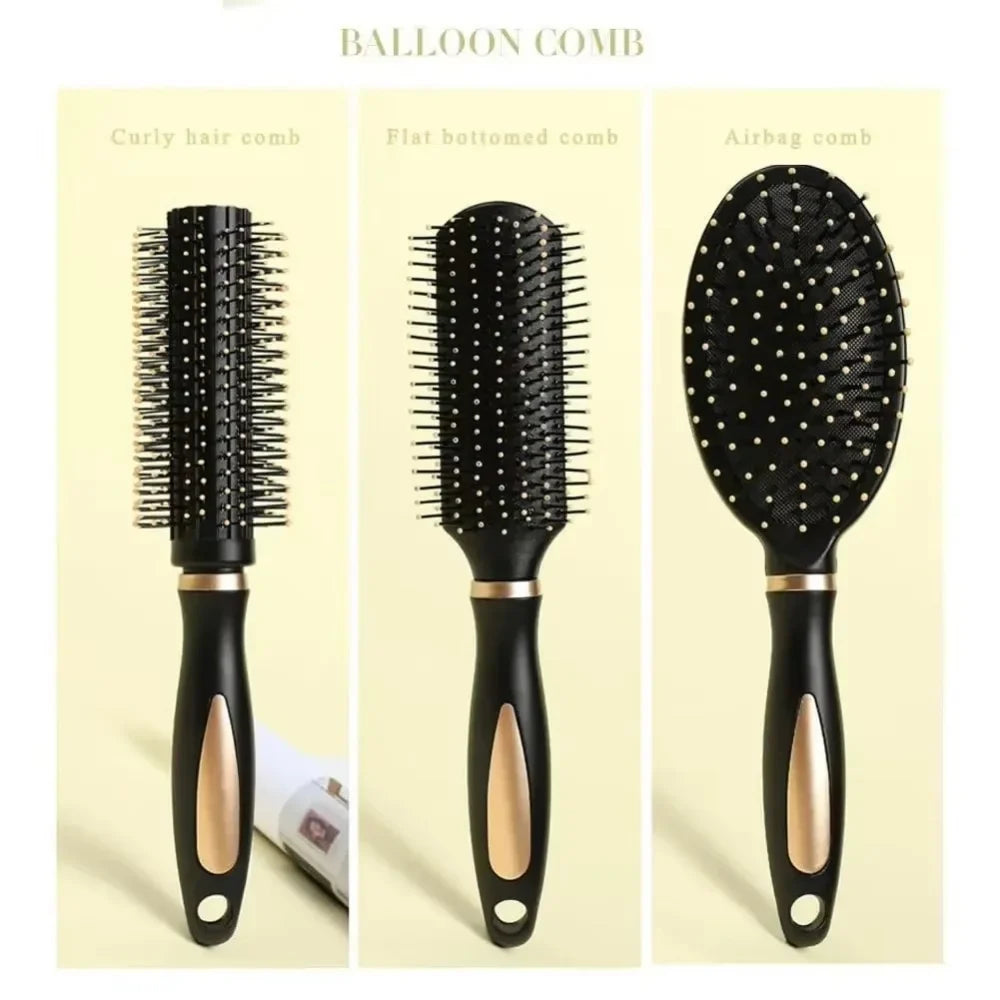 Anti Static Air Cushion Hair Brush Plastic Massage Comb SPA Head Massager Hair Care Tool for Curly Straight Hair Household Use
