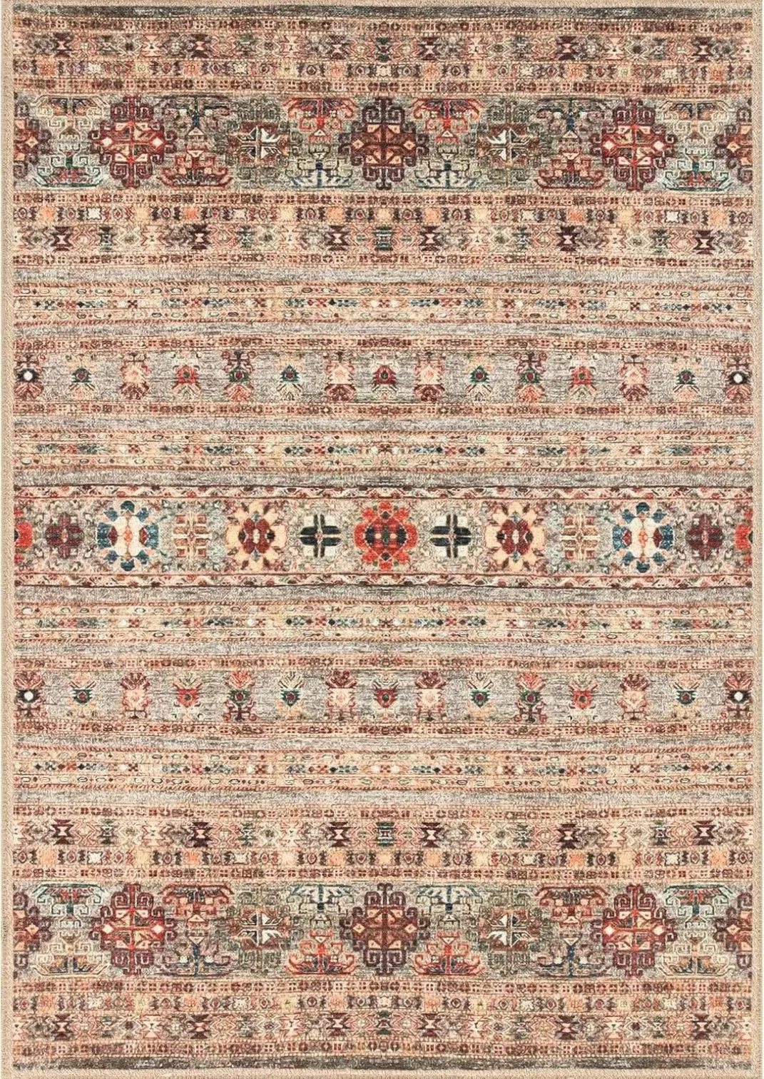 Turkish Style Red Rugs Classic Style Carpet Non Slip Living Room Rug Popular Modern Rug Ottoman Style Boho Rug Entrance Door Mat
