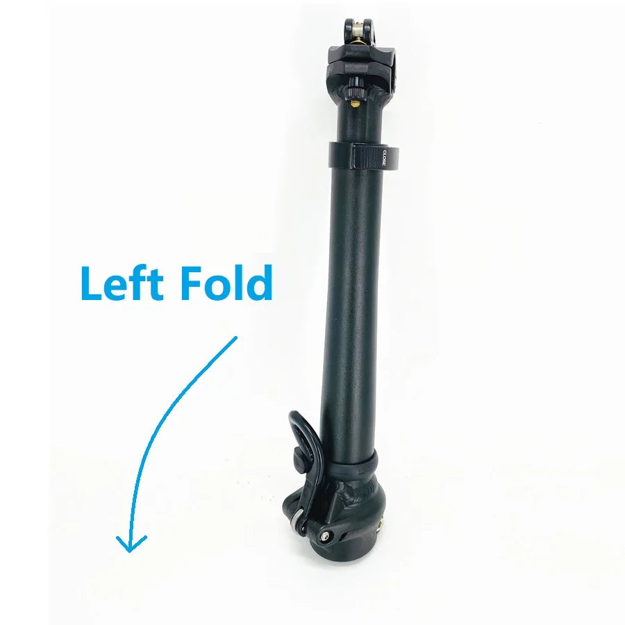Litepro 412 E-Bike Electric Folding Bike Stem Outward/Right Folding Double Section Adjustable Stem 25.4mm Handlebar 28.6mm Fork