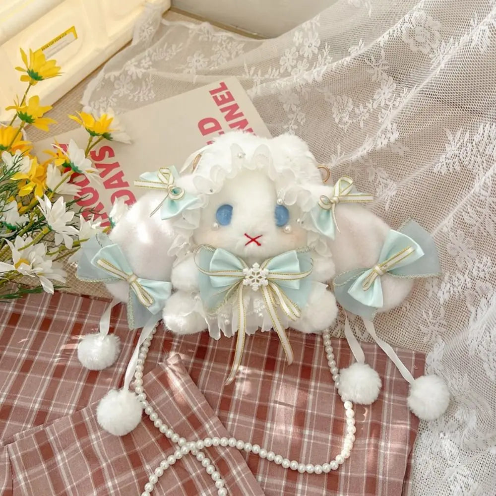 Bolso de peluche Conejo y Lazos