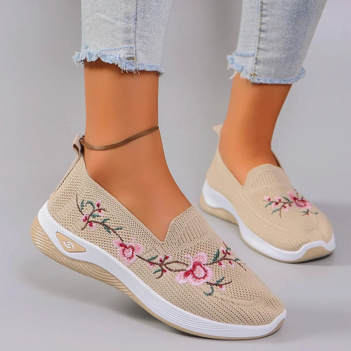 Women's summer breathable mesh flat shoes，women's shoes，casual sneakers shoes, clearance free shipping