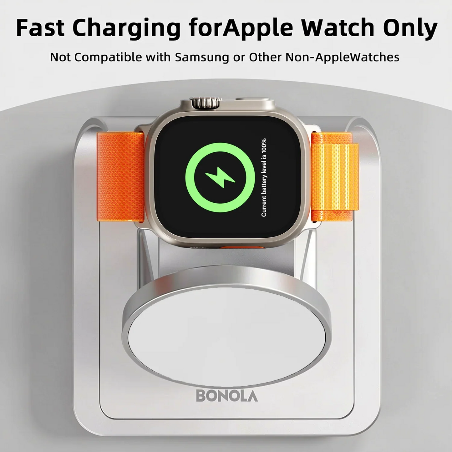 Bonola Magnetic 3 in 1 Wireless Charger for iPhone 17/16/15/13/14/12 30W Wireless Charging Station for Apple Watch/AirPods Pro