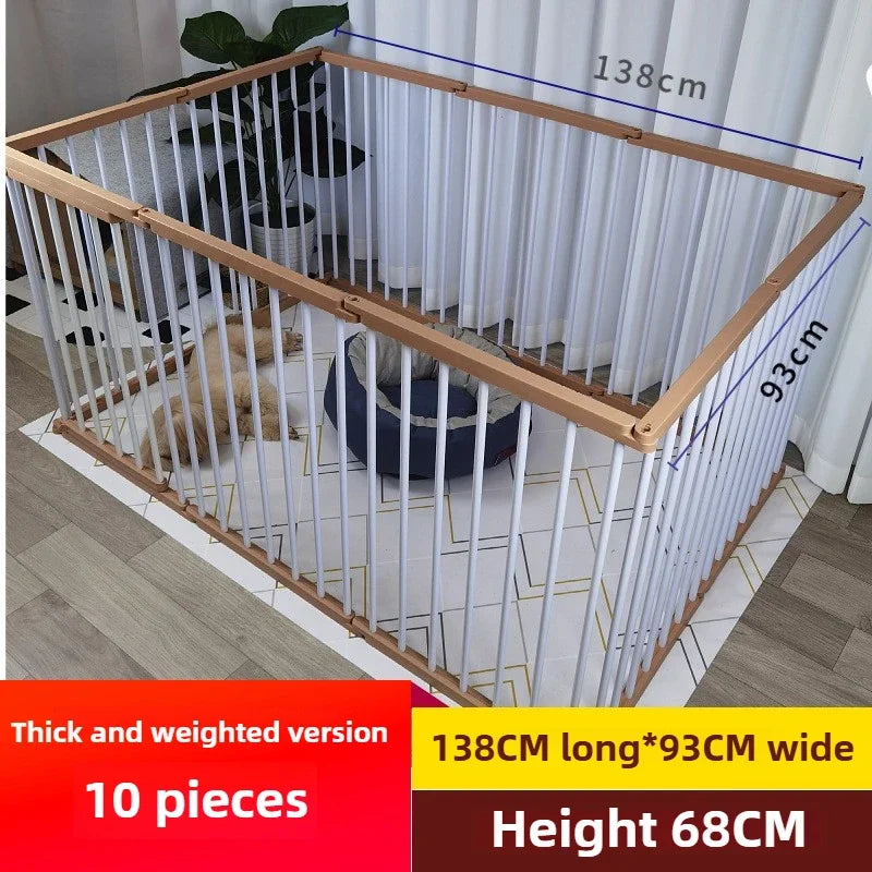 68CM in High Dog Fence Barrier Indoor DIY Poodle Teddy Fences Freely Combined Thickened Rabbit Cage Spliced Pet Guardrails