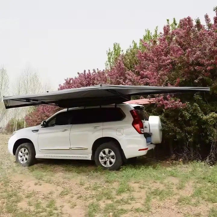 Weather-Resistant Vehicle-Mounted 180-Degree Outdoor Camping Freestanding Awning