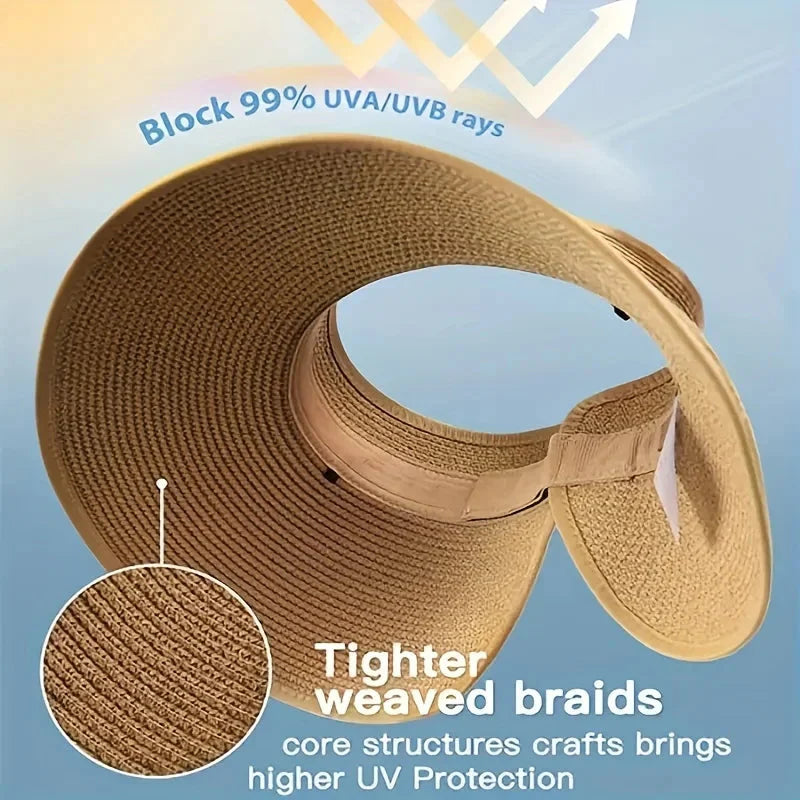 Gorra de Visera de Verano para Mujer